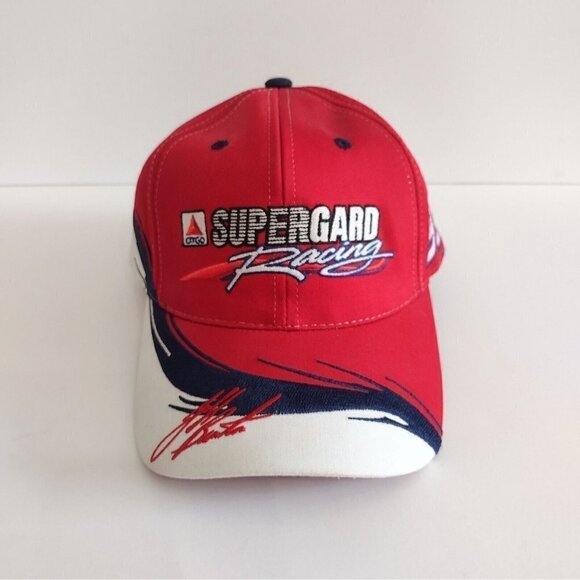 Citgo Supergard Racing #99 Jeff Burton Snapback Baseball Cap Hat Red - Picture 1 of 7